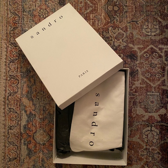 Sandro Noha Leather Ankle Boots - Picture 6 of 12